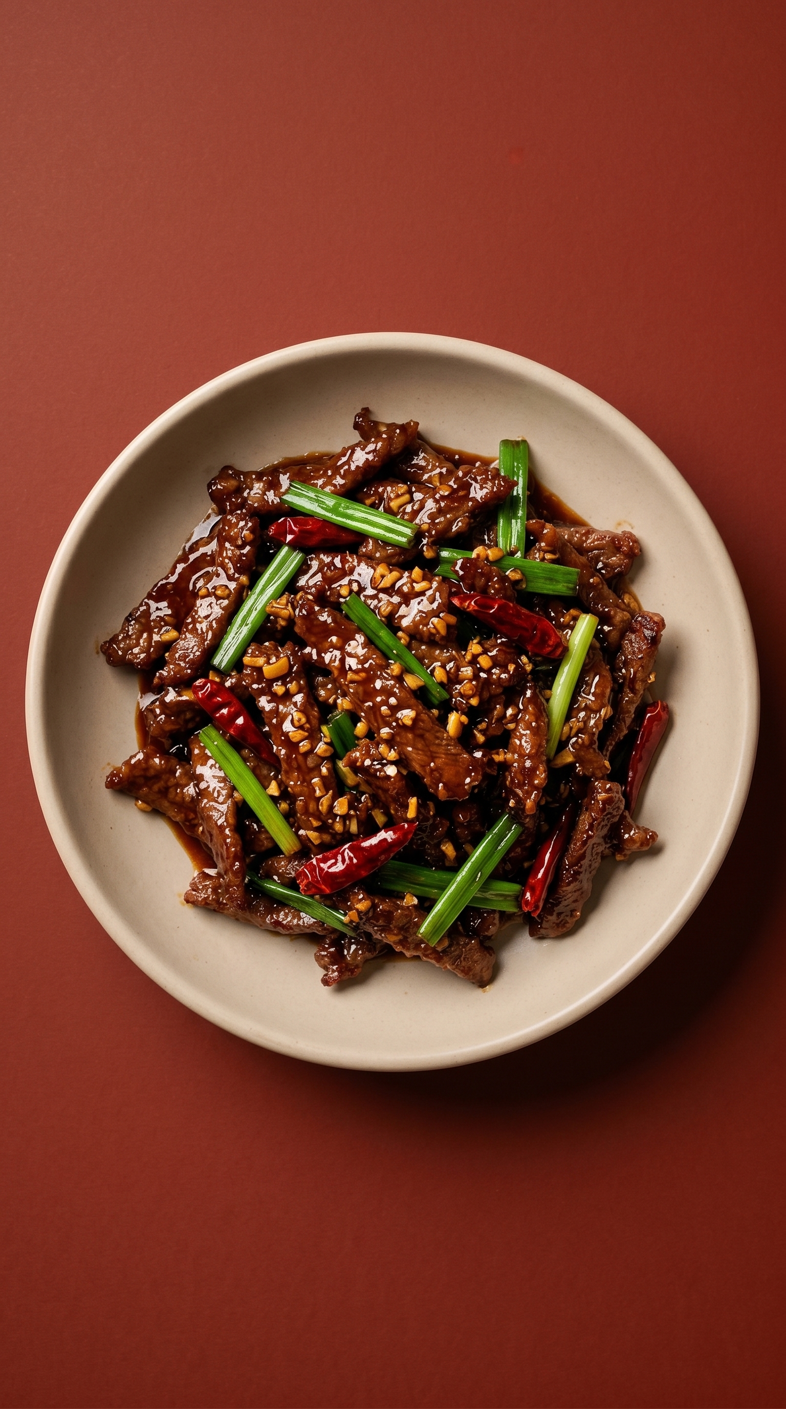Boeuf mongolien maison, croustillant et fondant