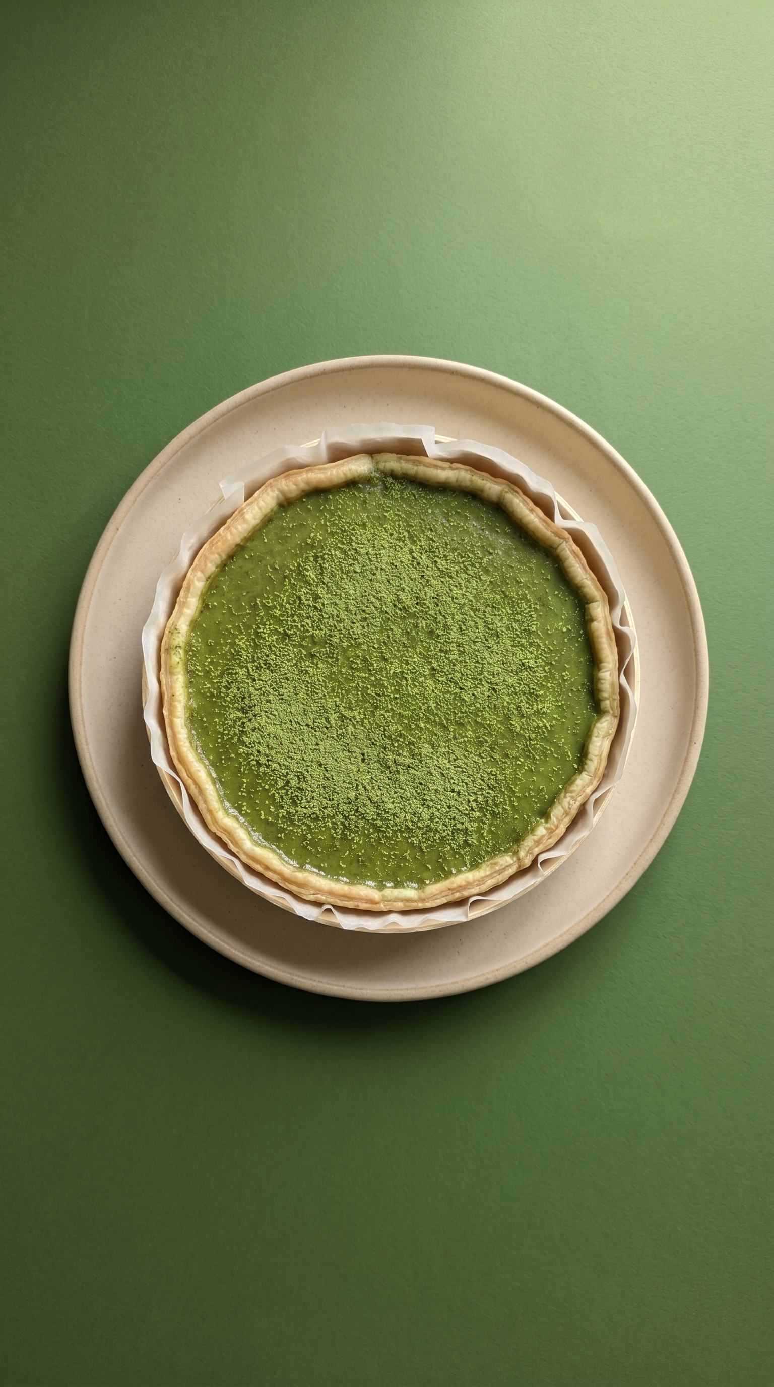 Matcha Parijse Flan
