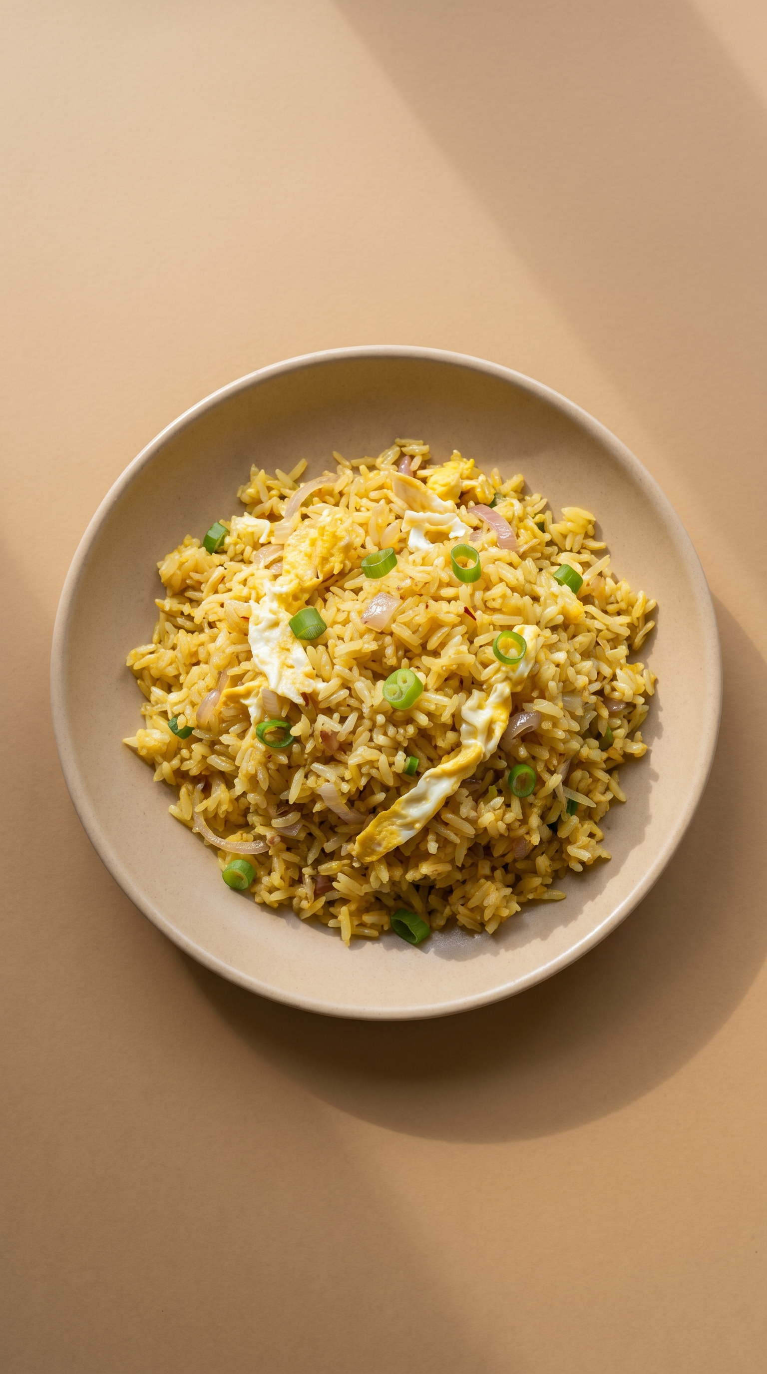 Riz Frit Aromatique au Safran et Gingembre Doré