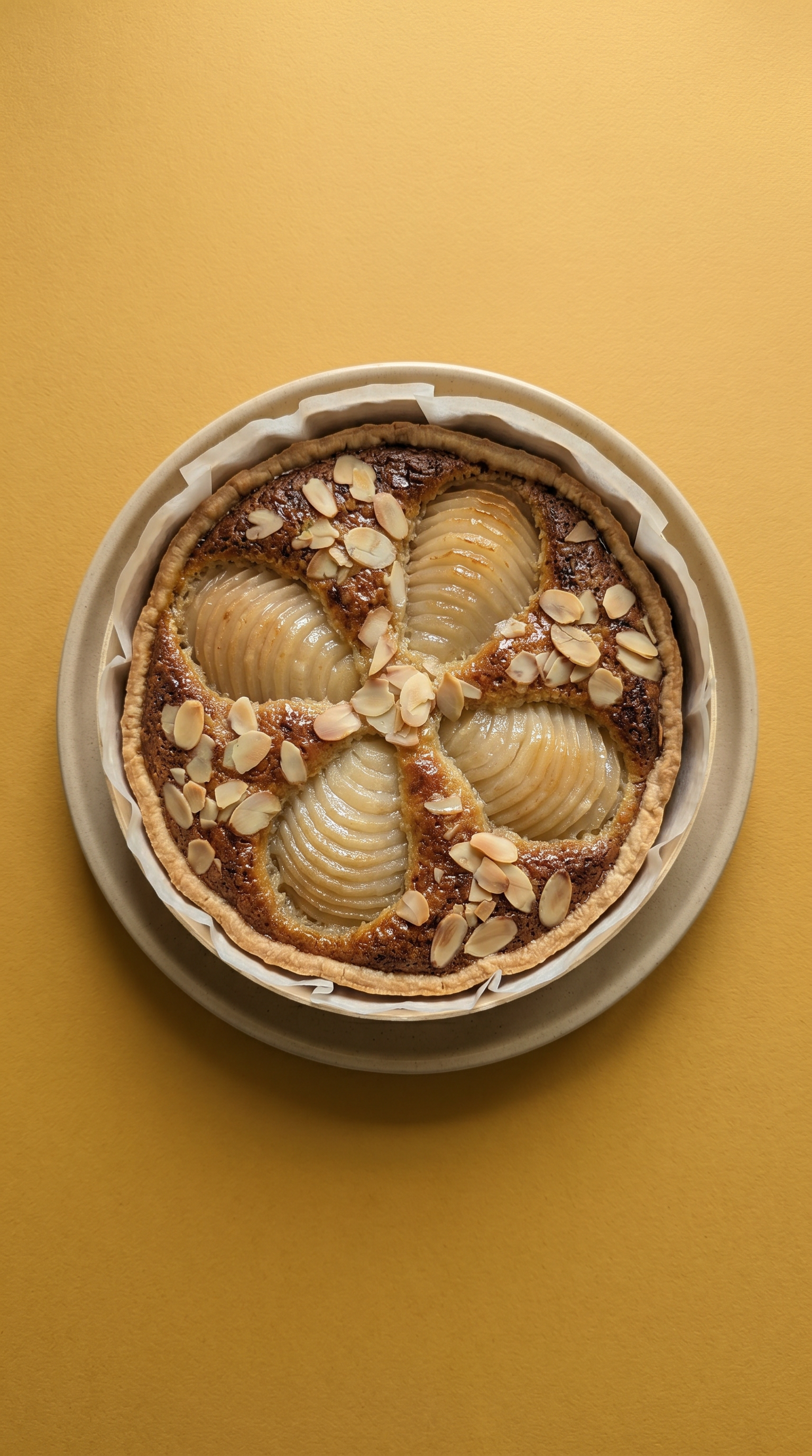 Tarte Bourdaloue (Peer-Amandeltaart)