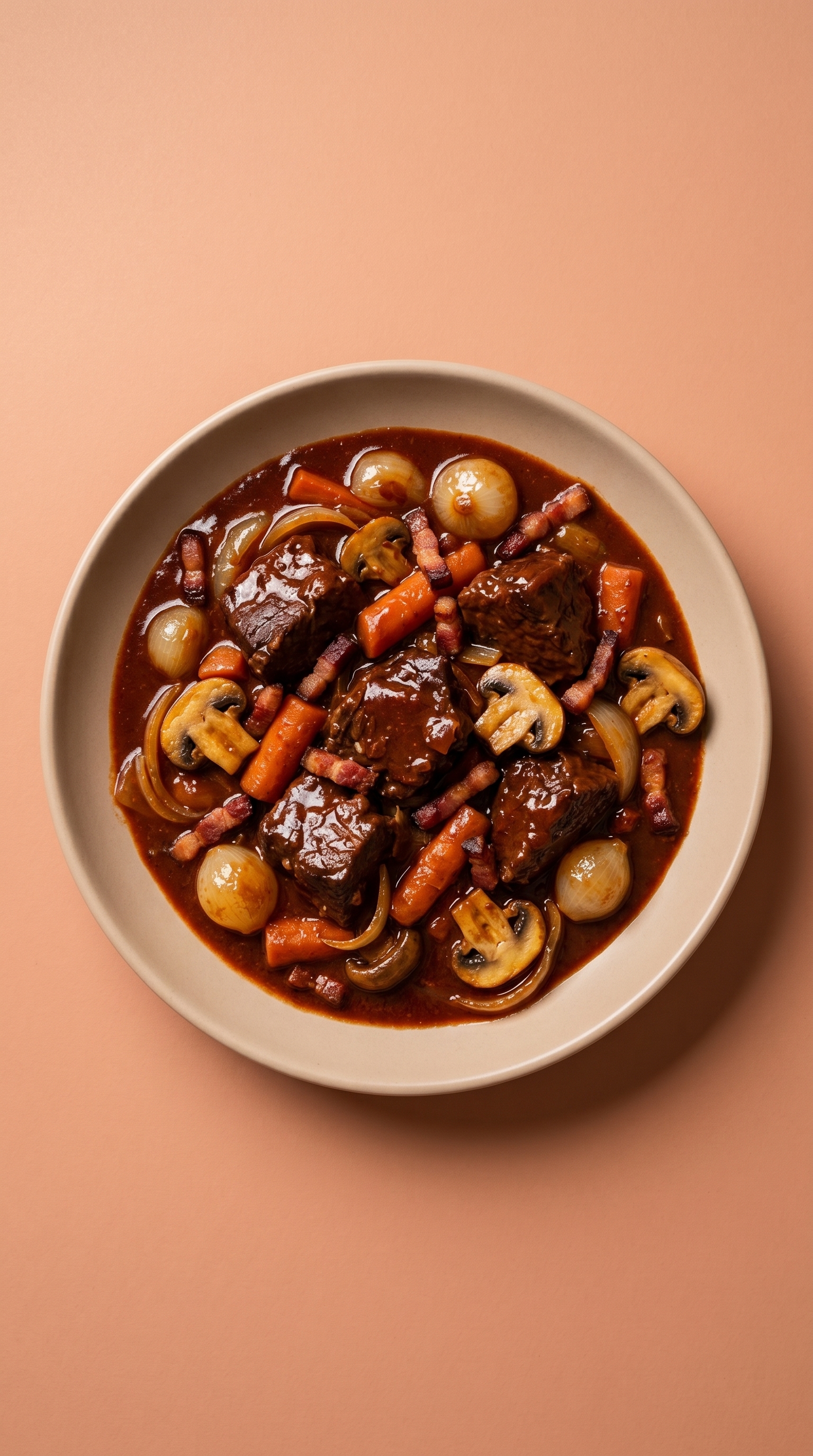 Boeuf bourguignon met gochujang en rijke umami-saus
