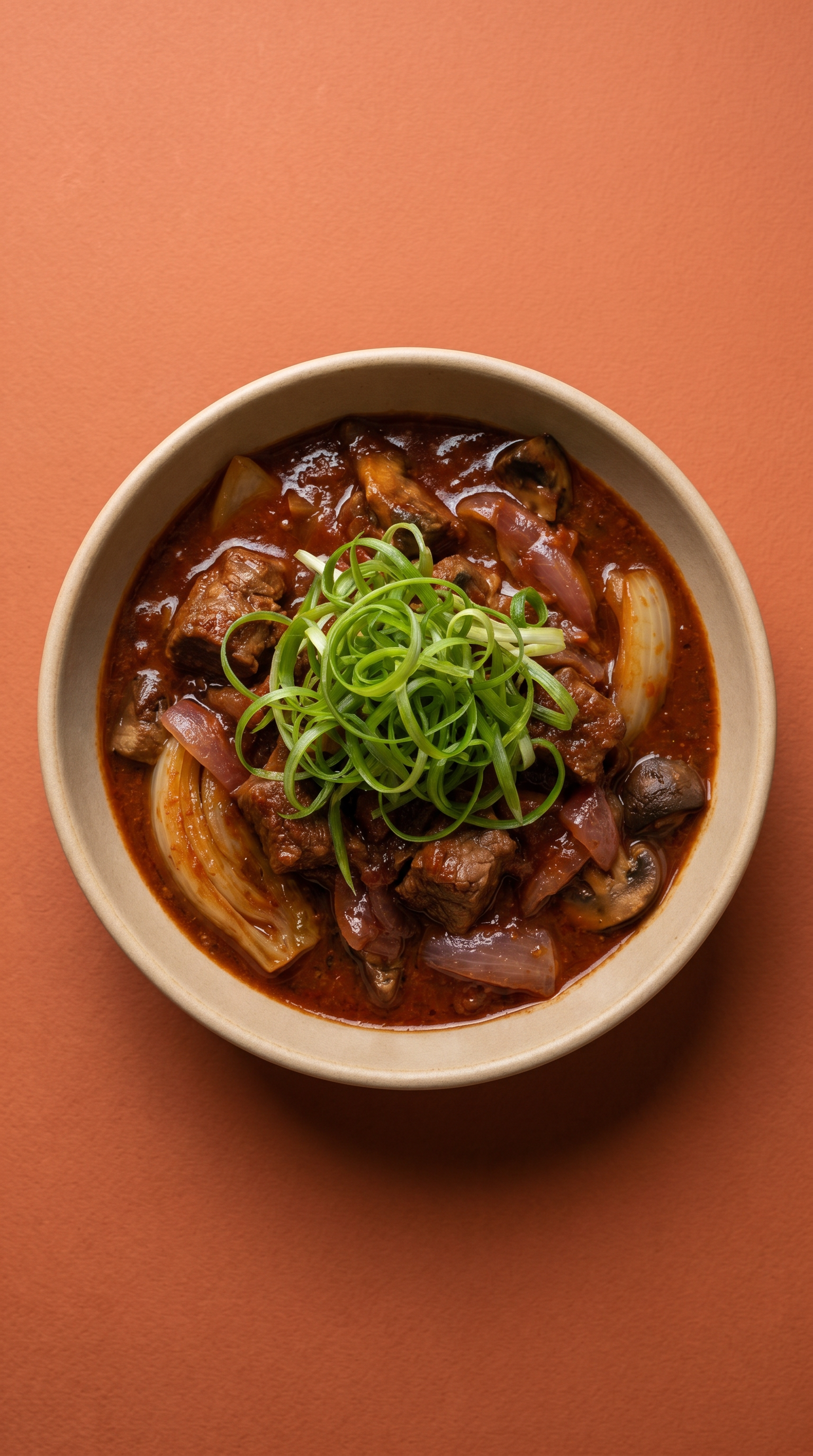Gochujang Stoofpot met Bosui Topping