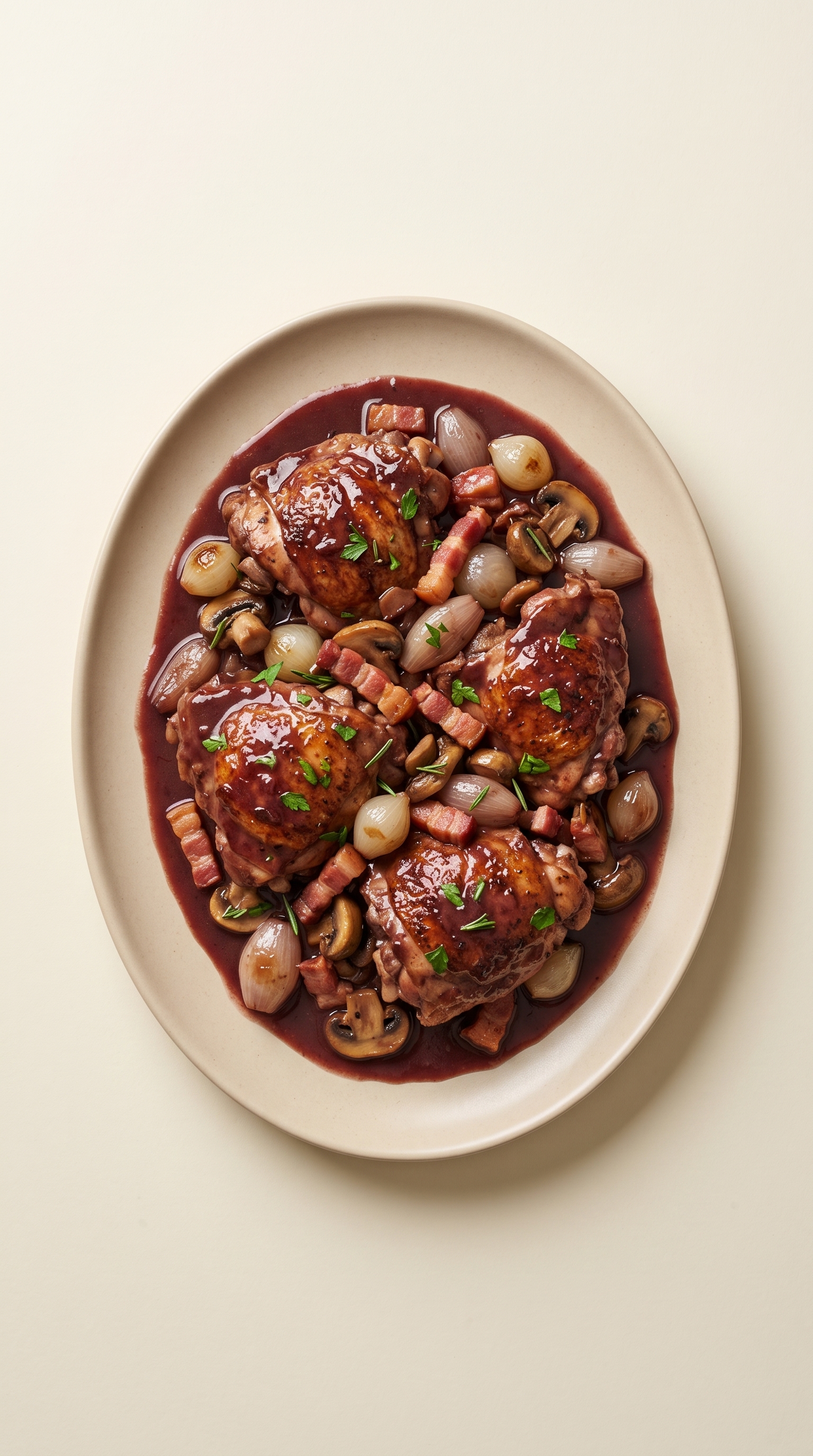 Coq au vin à l'Arbois, un classique braisé de coq au vin
