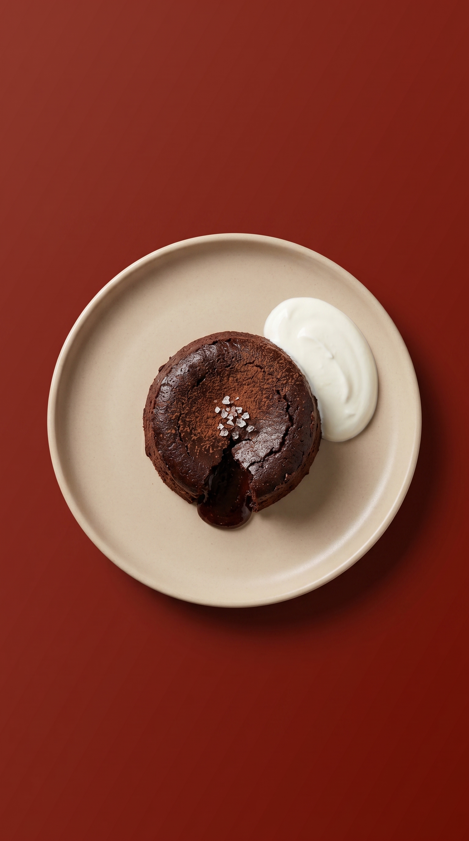 Moelleux au chocolat met yuzu, de klassieke Franse gesmolten chocoladetaart