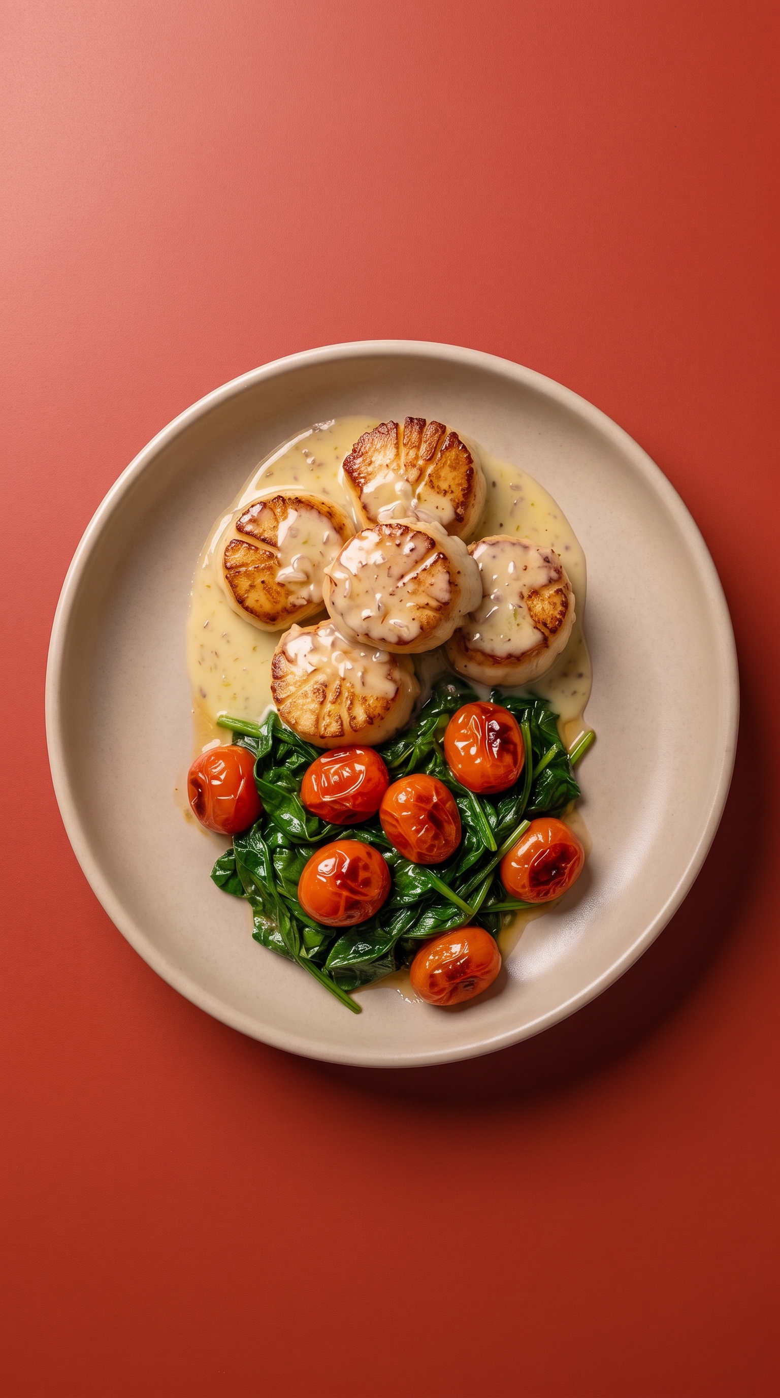 Coquilles saint-jacques poêlées, sauce beurre blanc au calamansi
