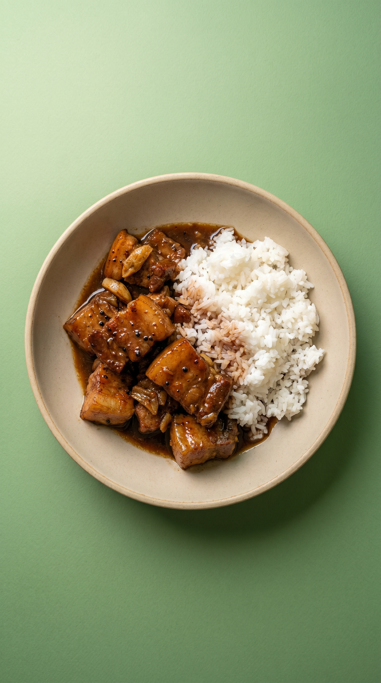 Adobo de Porc Infusé au Vin Rouge avec Beurre Monté